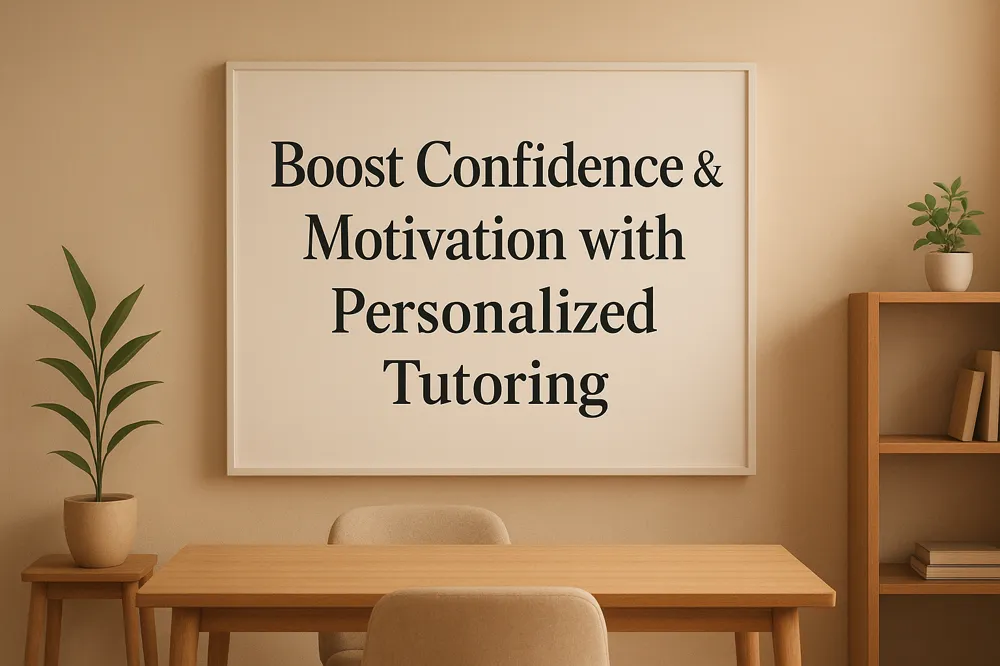 Boost Confidence &amp; Motivation with Personalized Tutoring