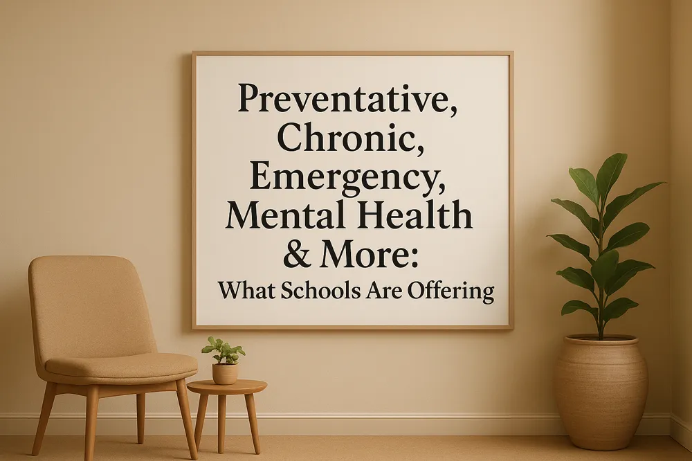 Preventative, Chronic, Emergency, Mental Health &amp; More: What Schools Are Offering