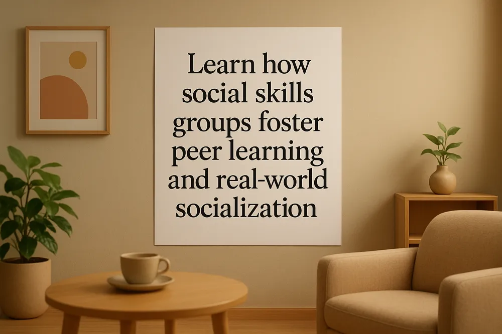 Learn how social skills groups foster peer learning and real-world socialization