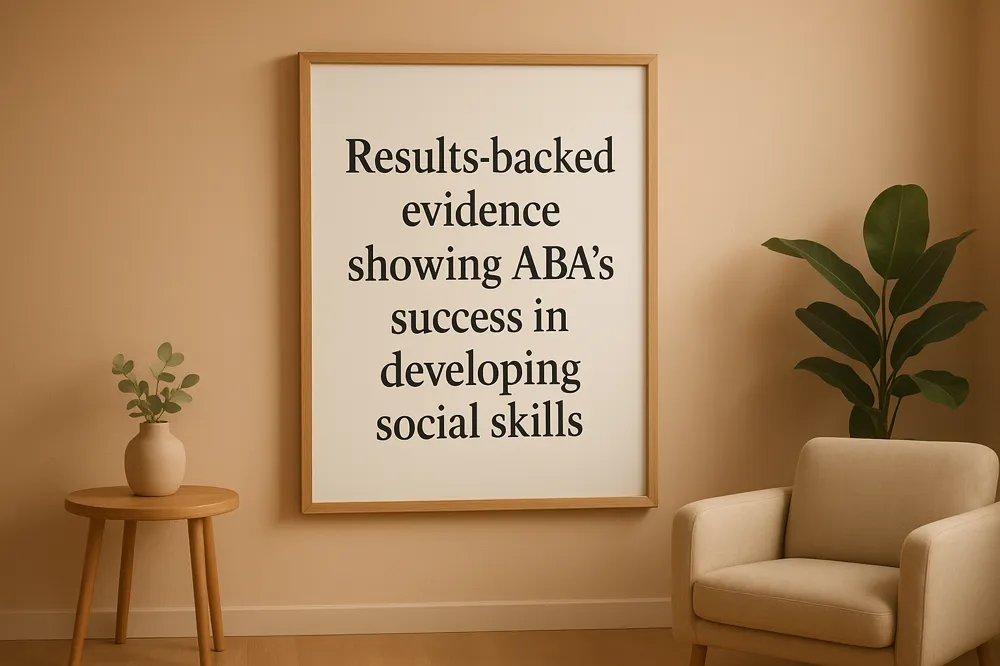 Results-backed evidence showing ABA's success in developing social skills