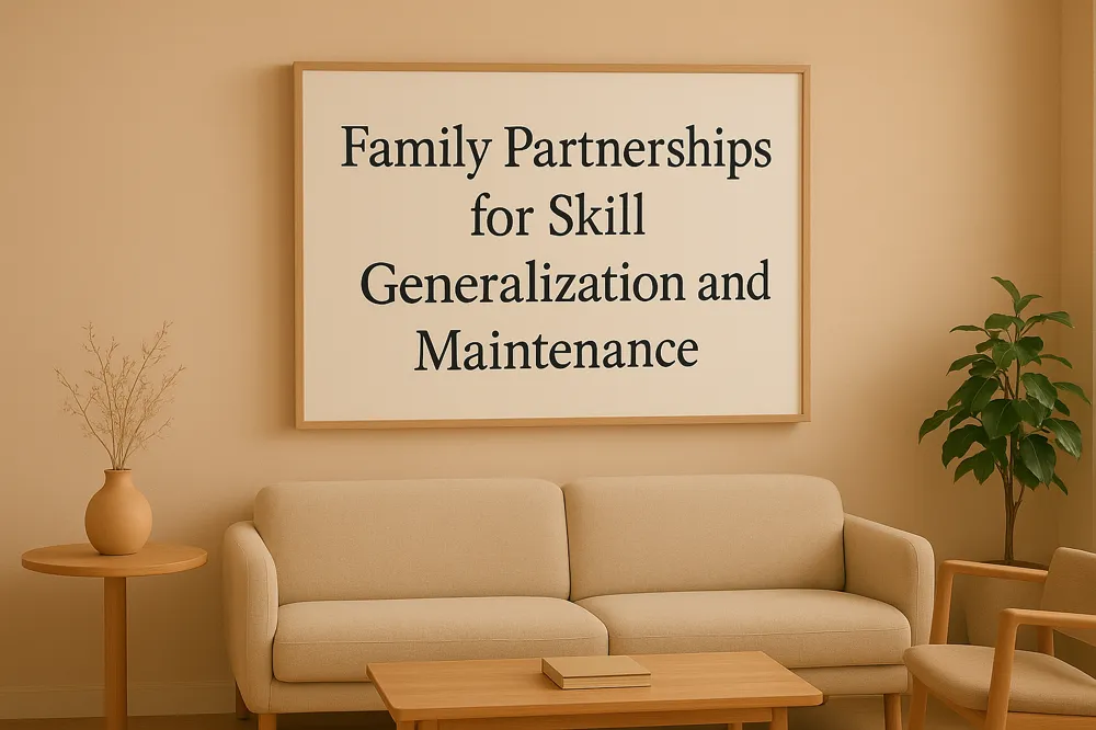 Family Partnerships for Skill Generalization and Maintenance