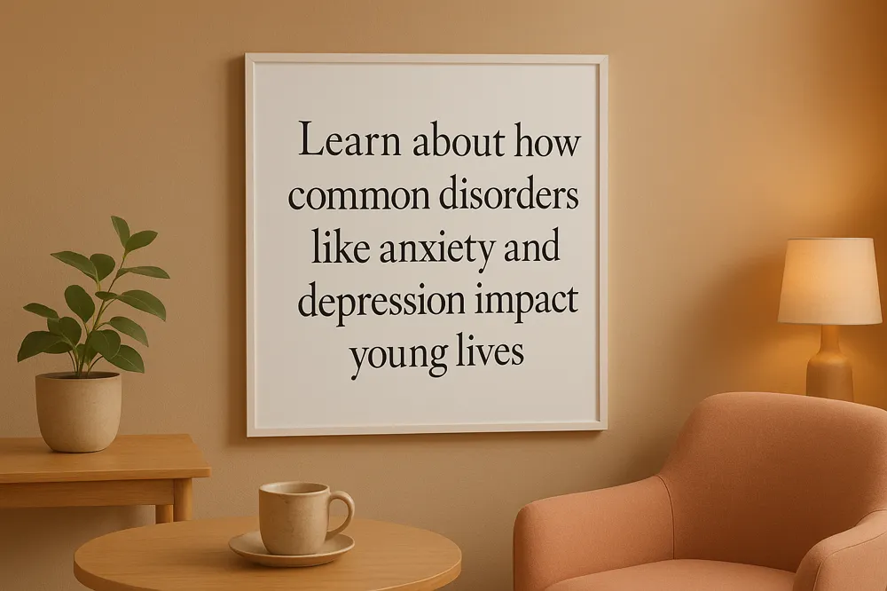 Learn about how common disorders like anxiety and depression impact young lives