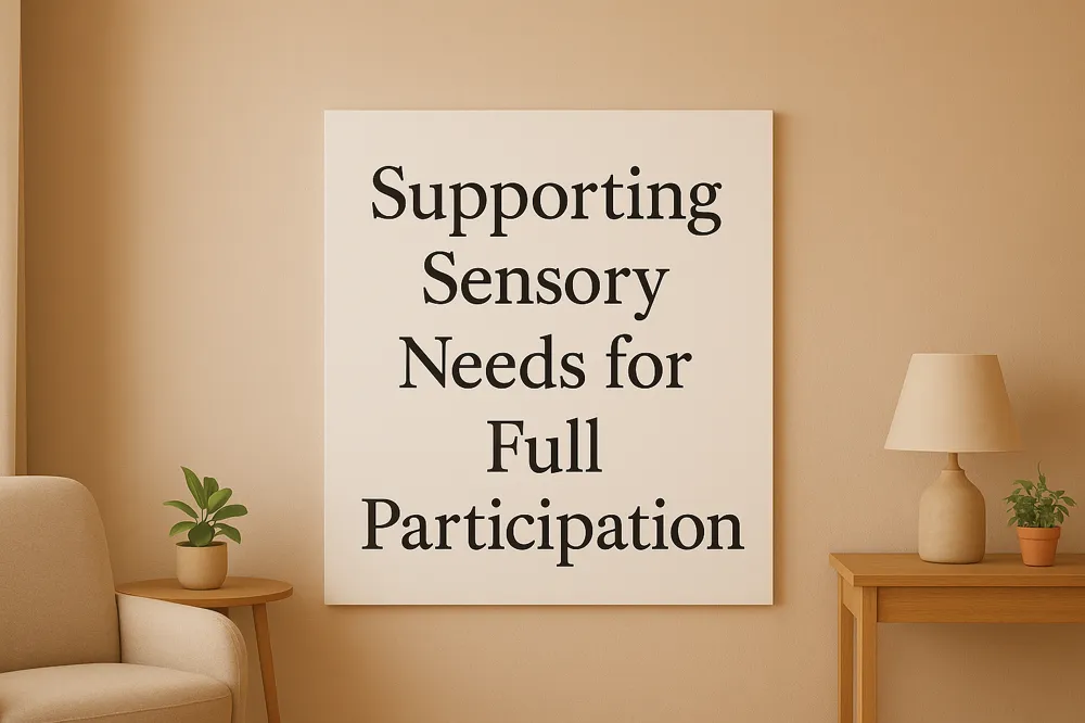 Supporting Sensory Needs for Full Participation