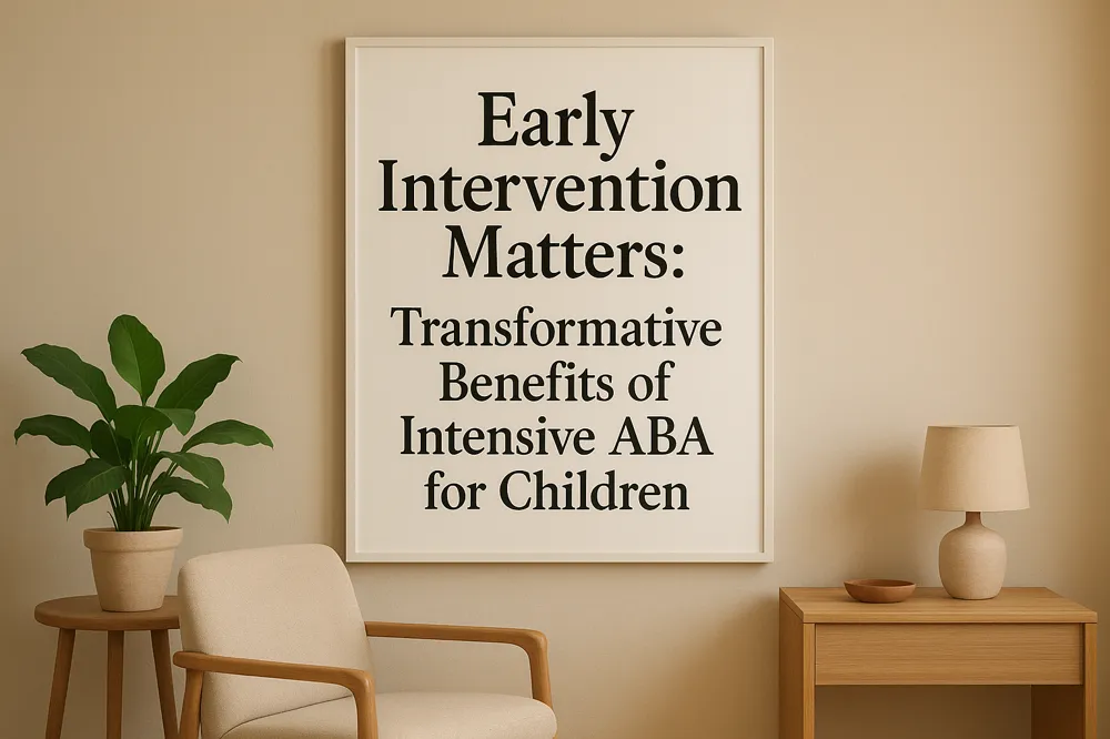 Early Intervention Matters: Transformative Benefits of Intensive ABA for Children