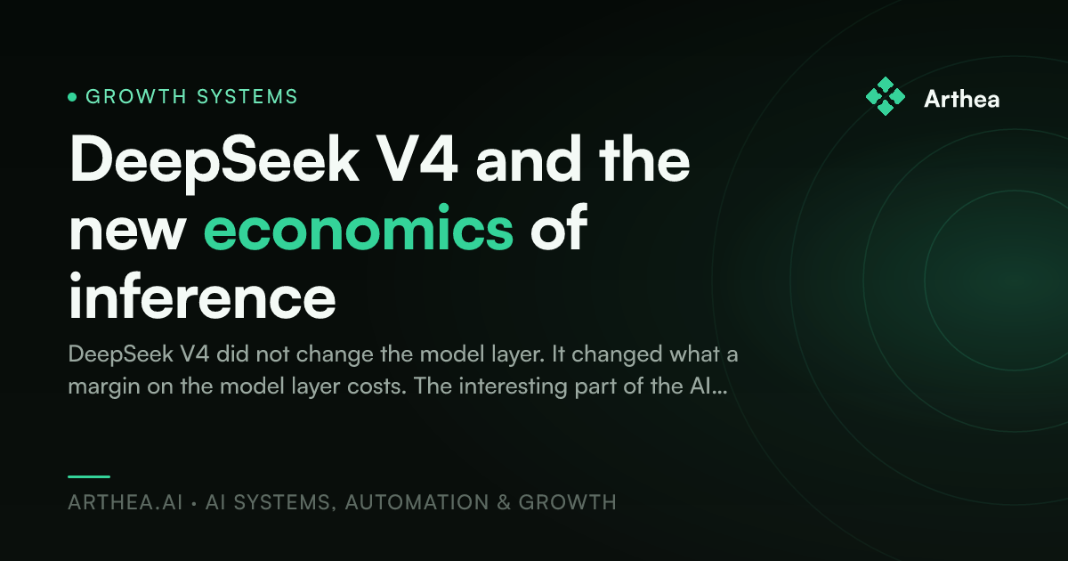 DeepSeek V4 and the new economics of inference