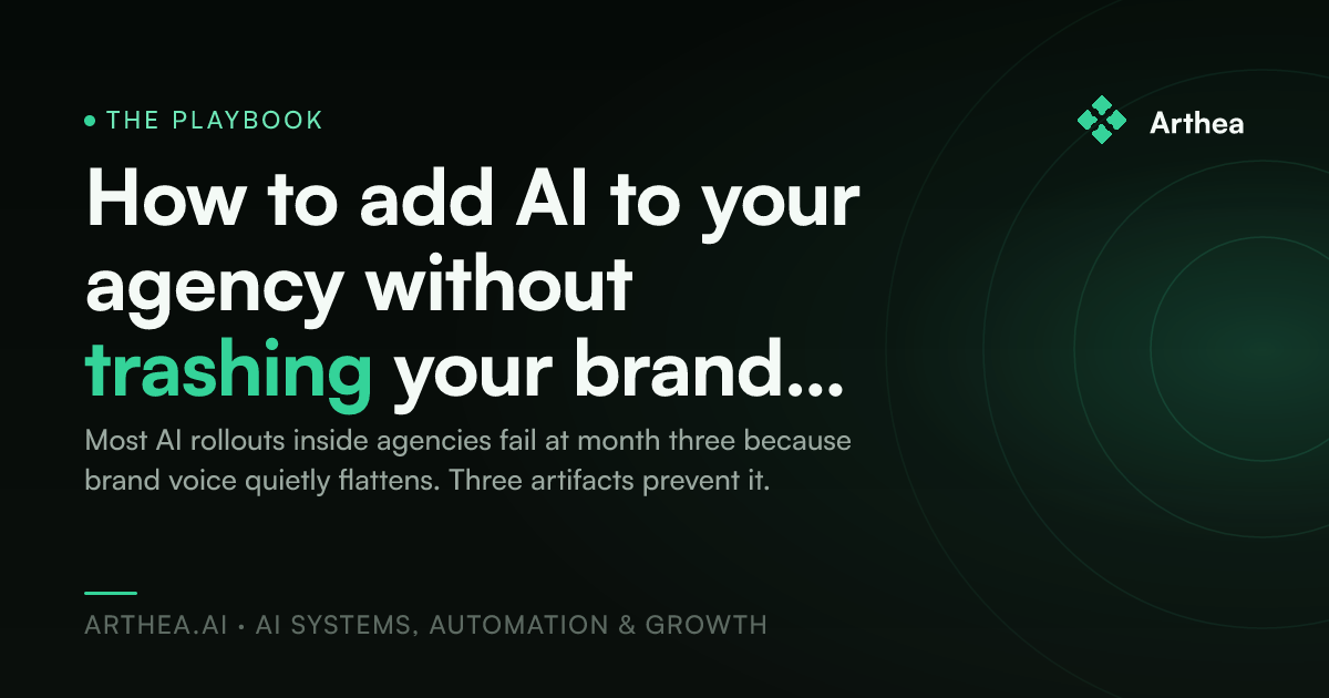 How to add AI to your agency without trashing your brand voice
