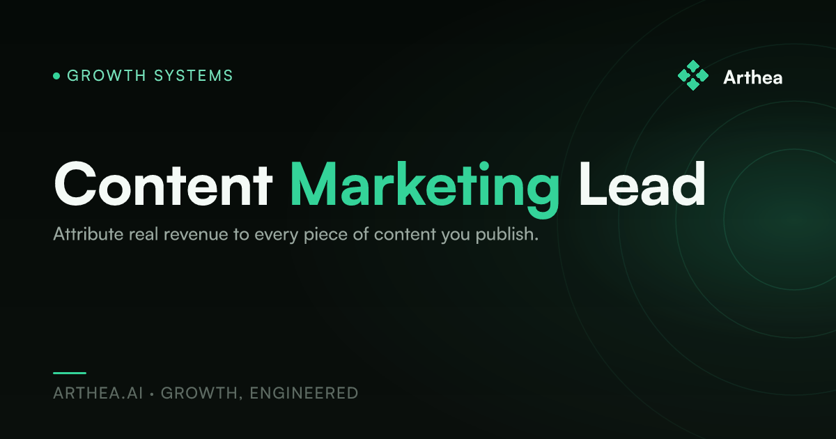 Content Marketing Lead