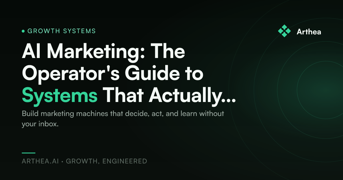 AI Marketing: The Operator's Guide to Systems That Actually Work
