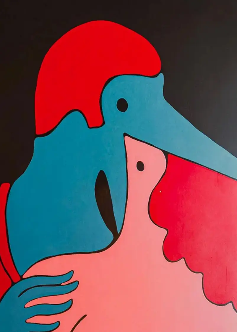 Visuel a propos de Jonathan Blanc, graphiste Lyon - modern design du projet des H. Amours.