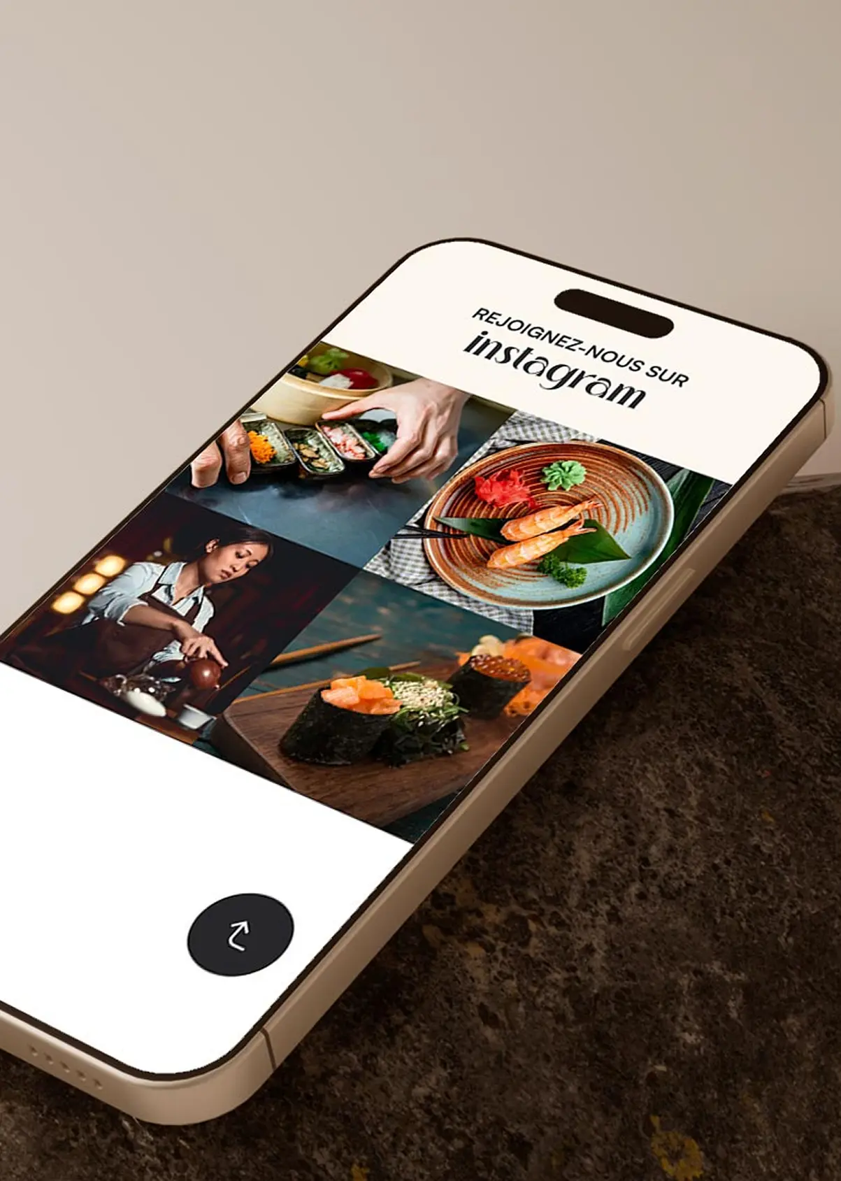 Mockup template site internet Ishami réalisé par Jonathan Blanc, graphiste et webdesigner basé à Lyon.