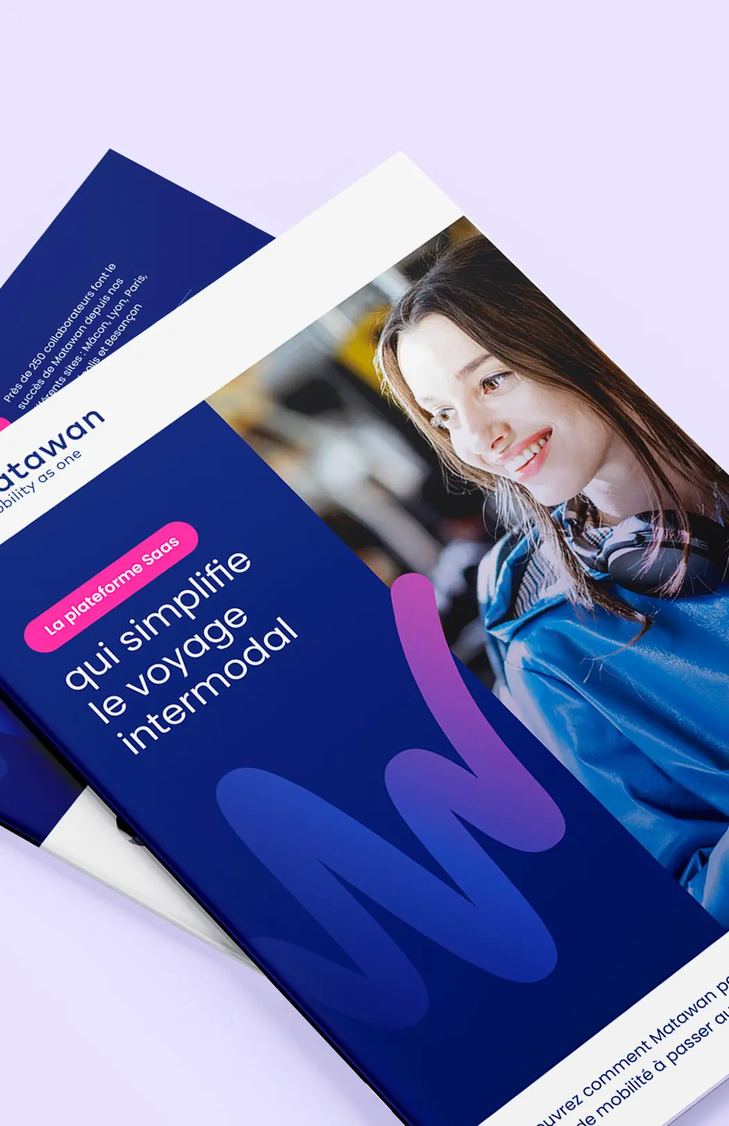 Votre graphiste et DA basé à Lyon - visuel de la brochure Matawan