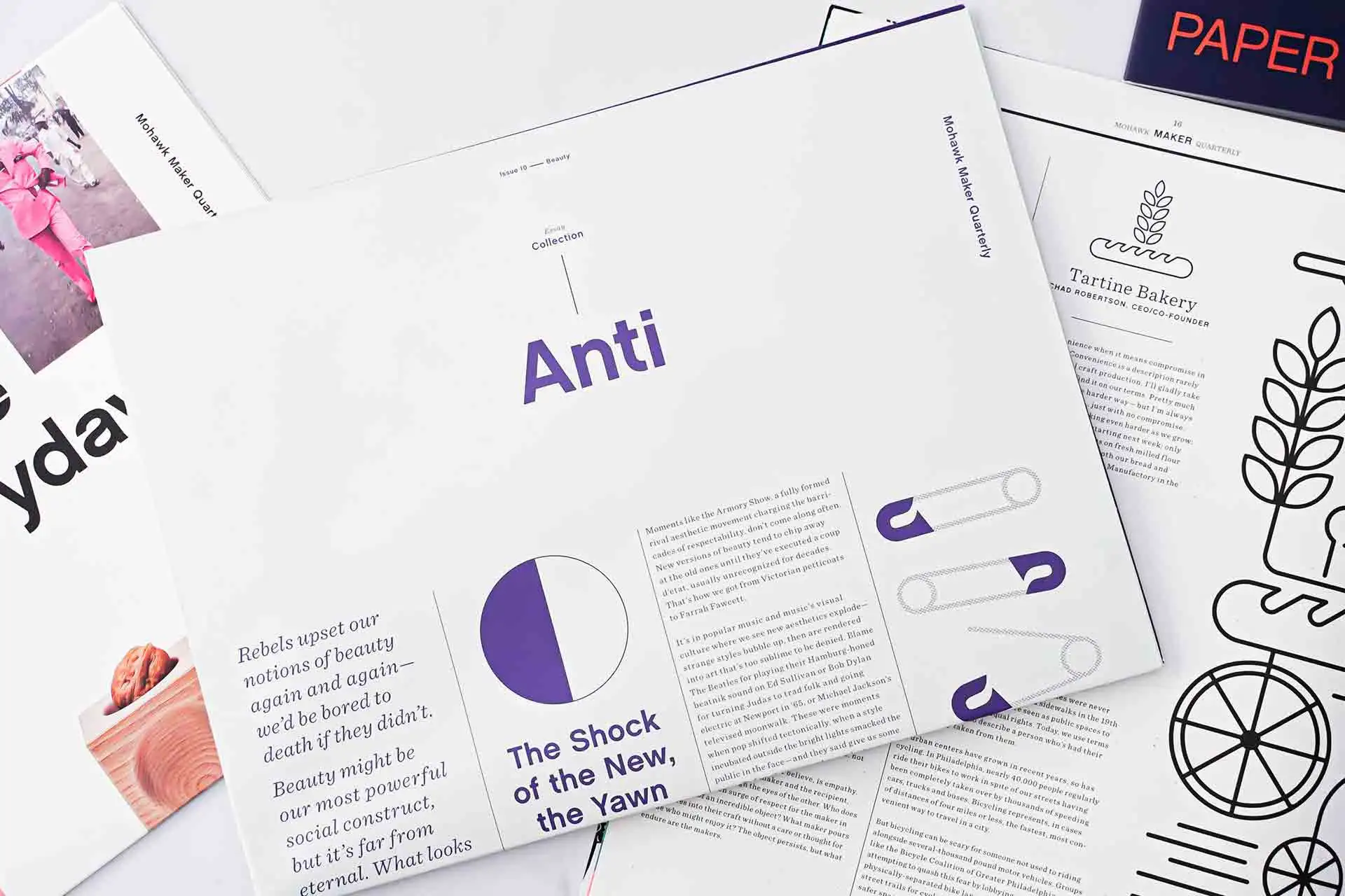 Visuel d'un rapport d'activité design