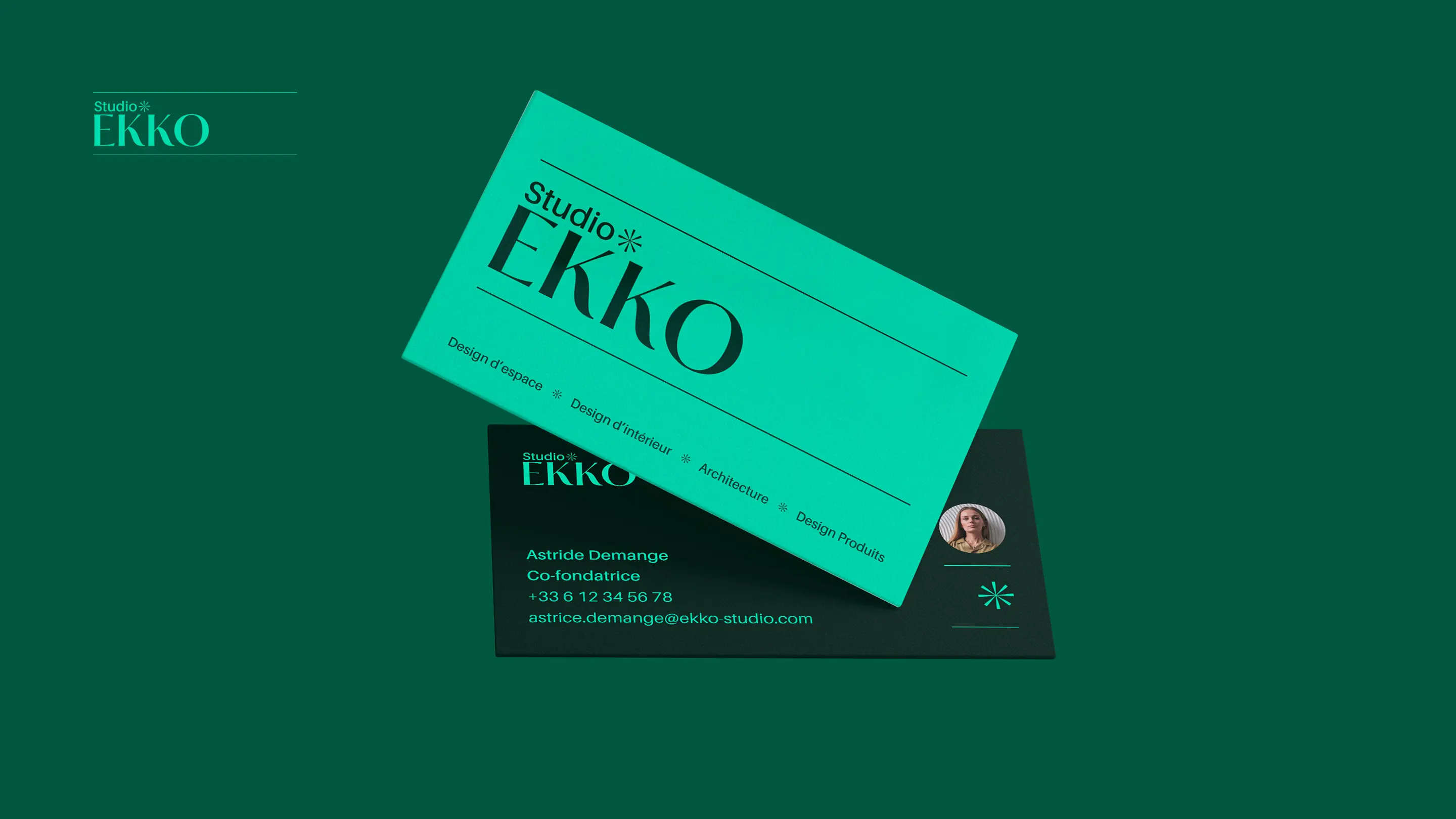 Cartes de visites recto/verso de Ekko | Studio