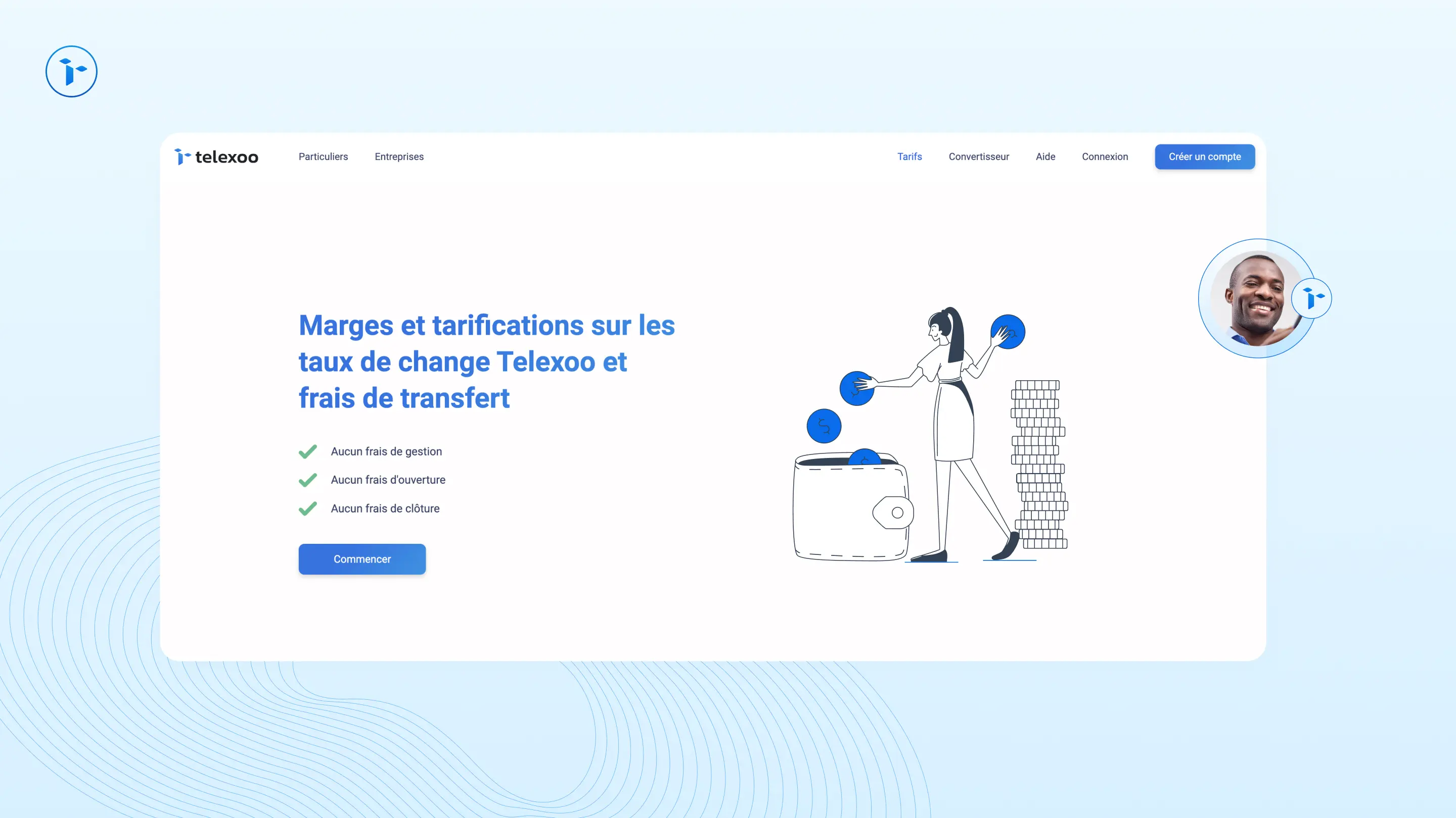 Webdesign et template de la home page