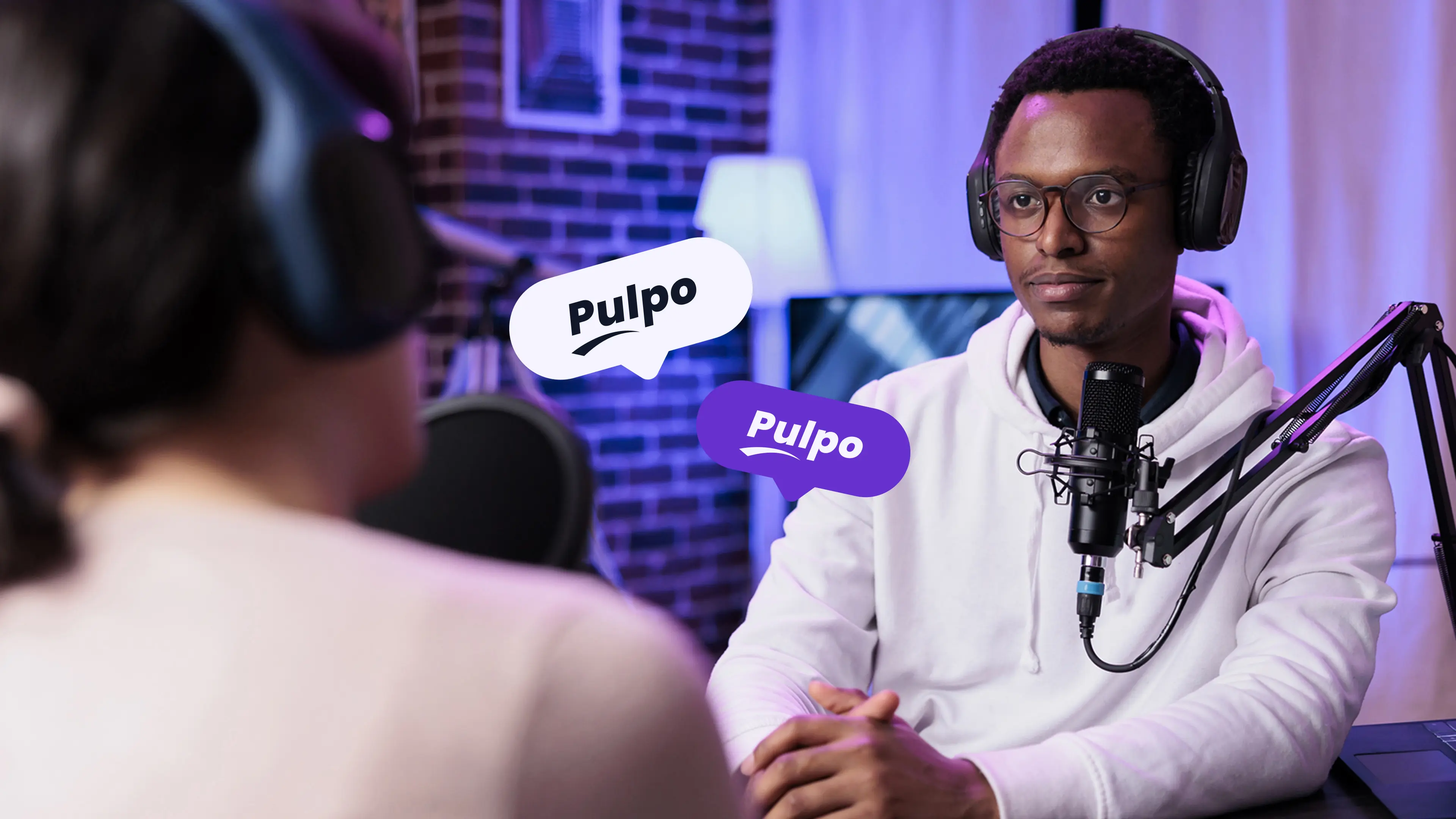 Moodboard visuel avec le logo Pulpo