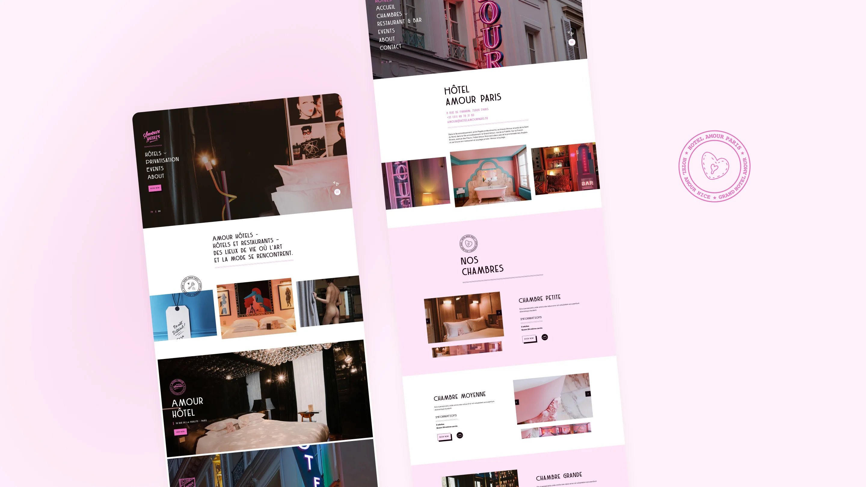 Template de la home page - Webdesign et UI