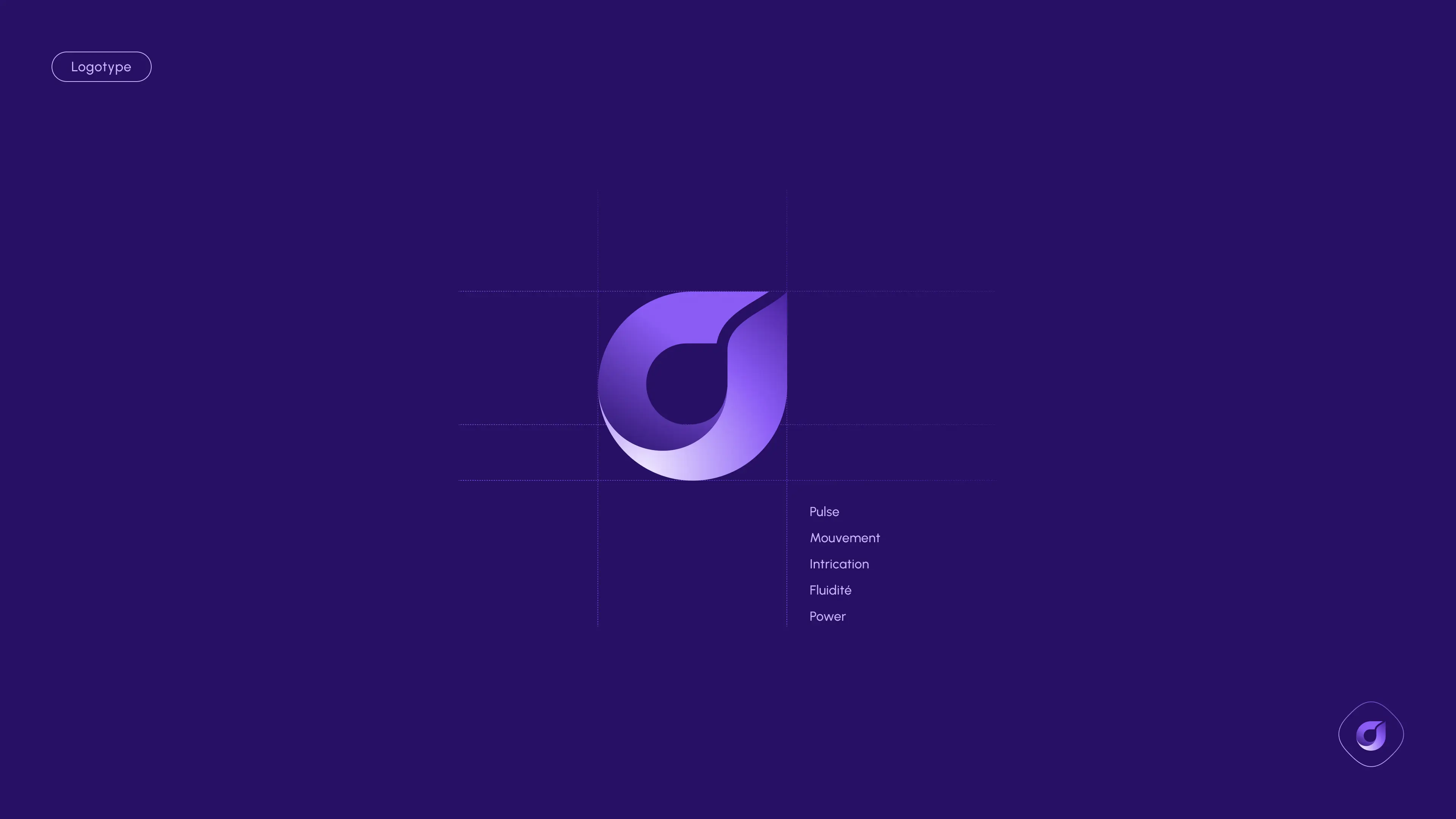 Création du logo d'AuxoPulse, l'IA générative au service des entreprises.