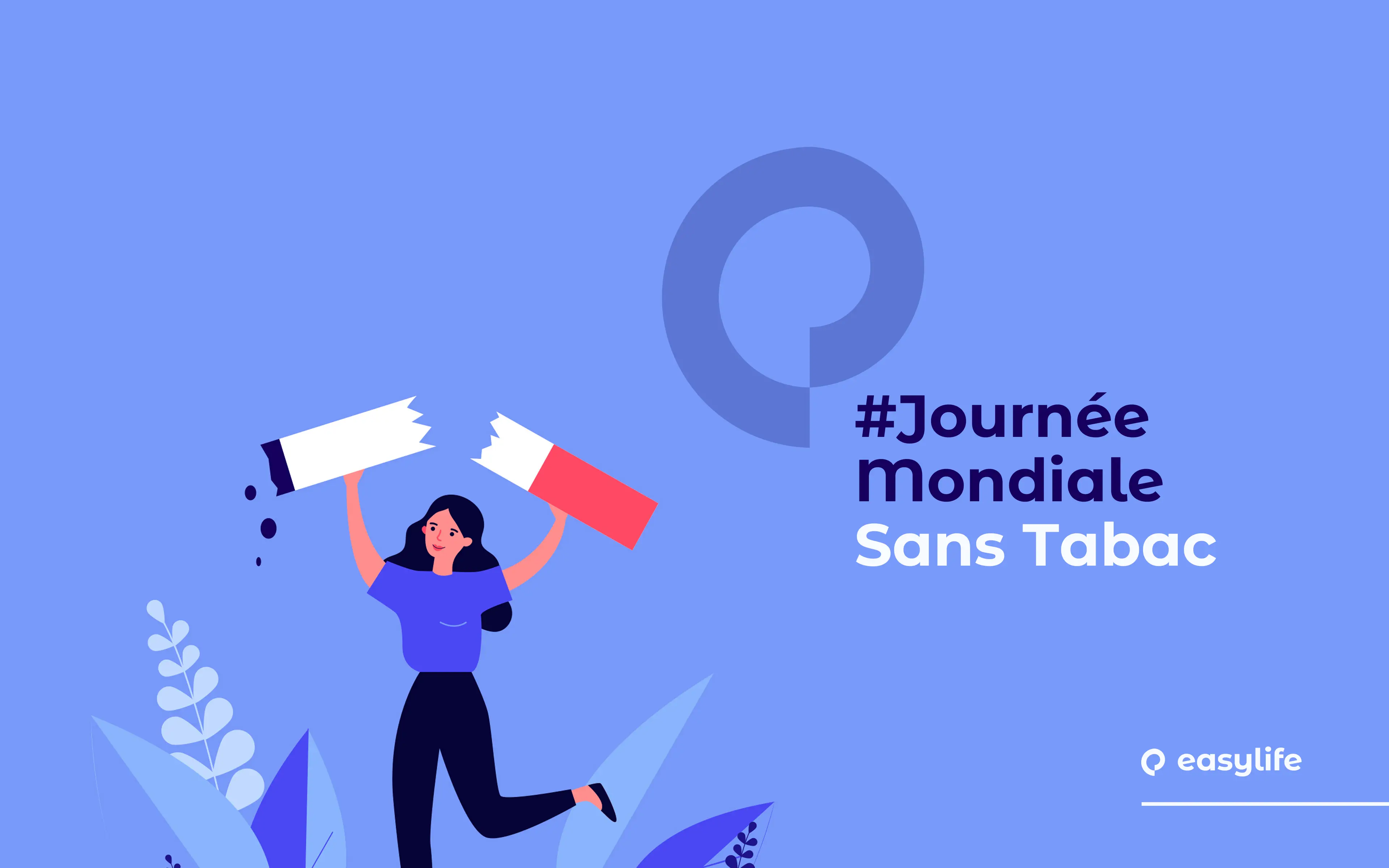 Illustration de la Journée sans tabac - Thématique de la collection des supports éditoriaux - RSE 