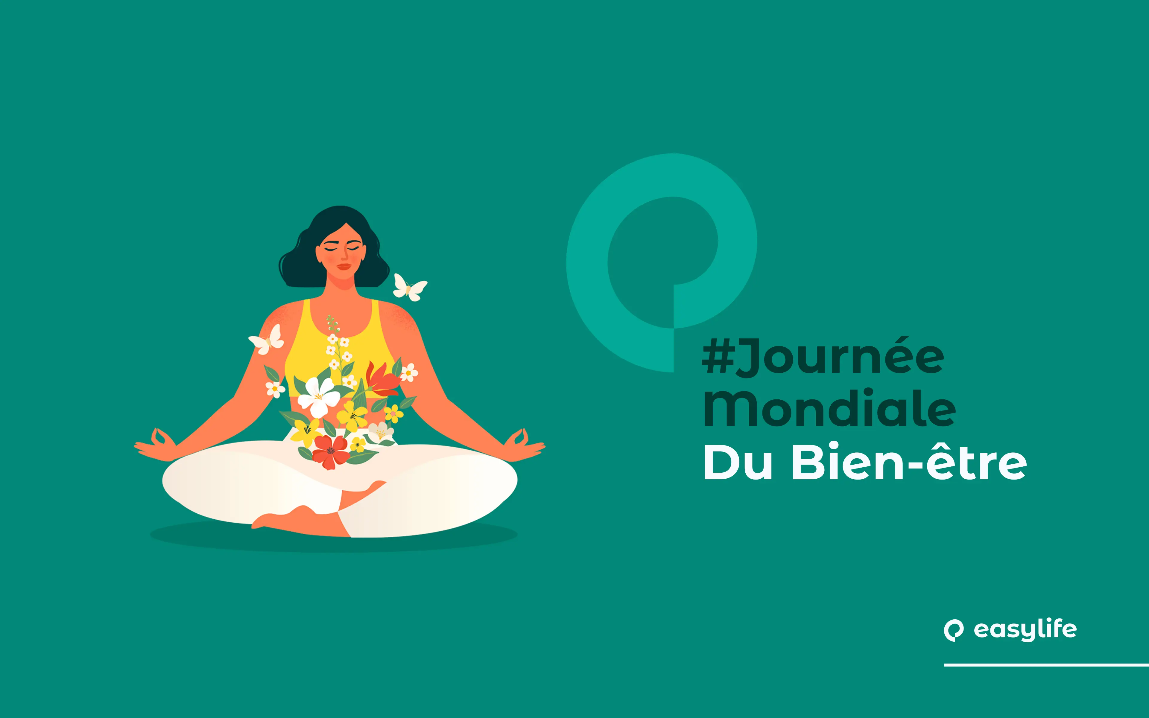 Illustration de la Journée du Bien-être - Thématique de la collection des supports éditoriaux - RSE 