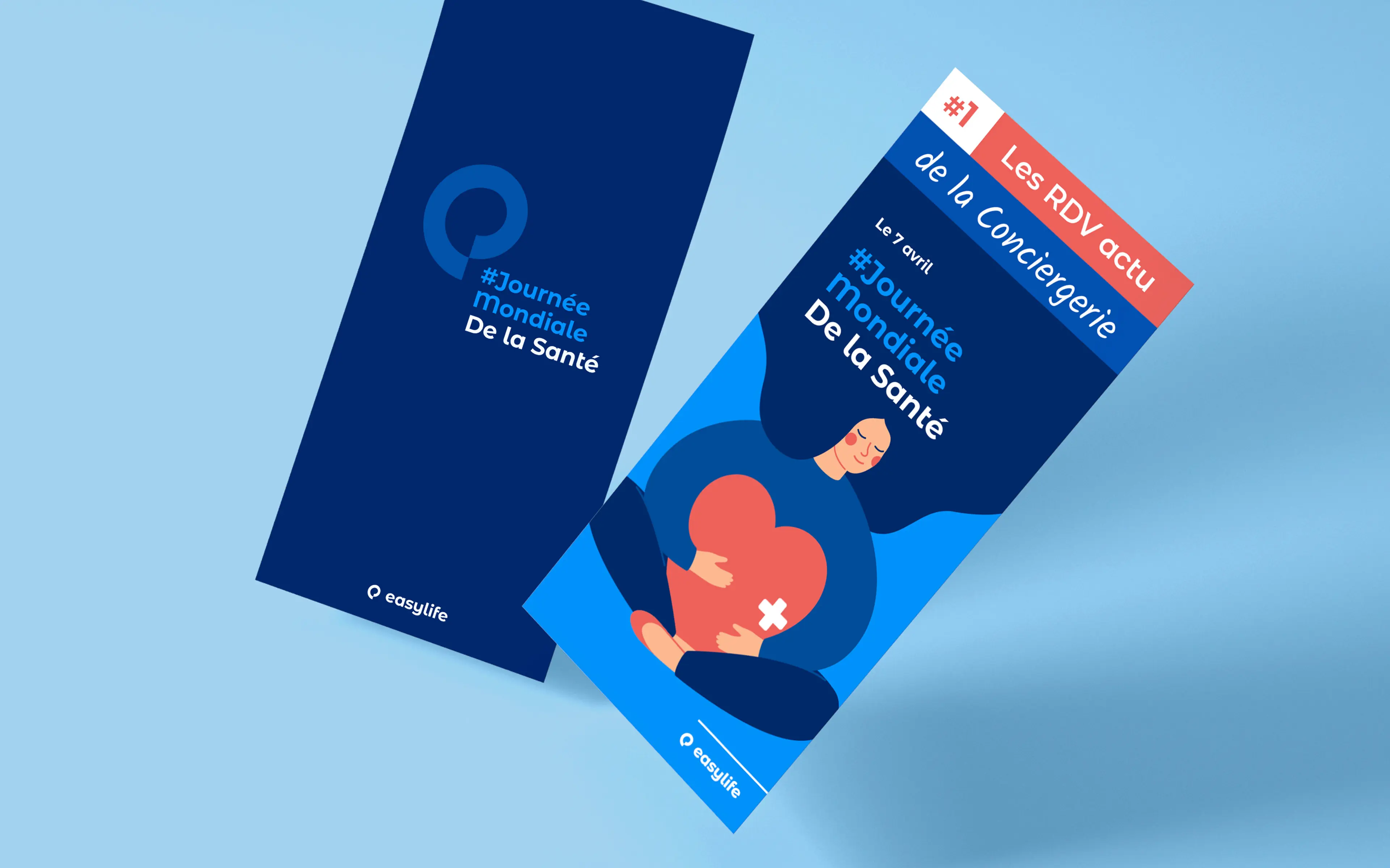 Conception d'une collection de supports éditoriaux et RSE pour Easylife