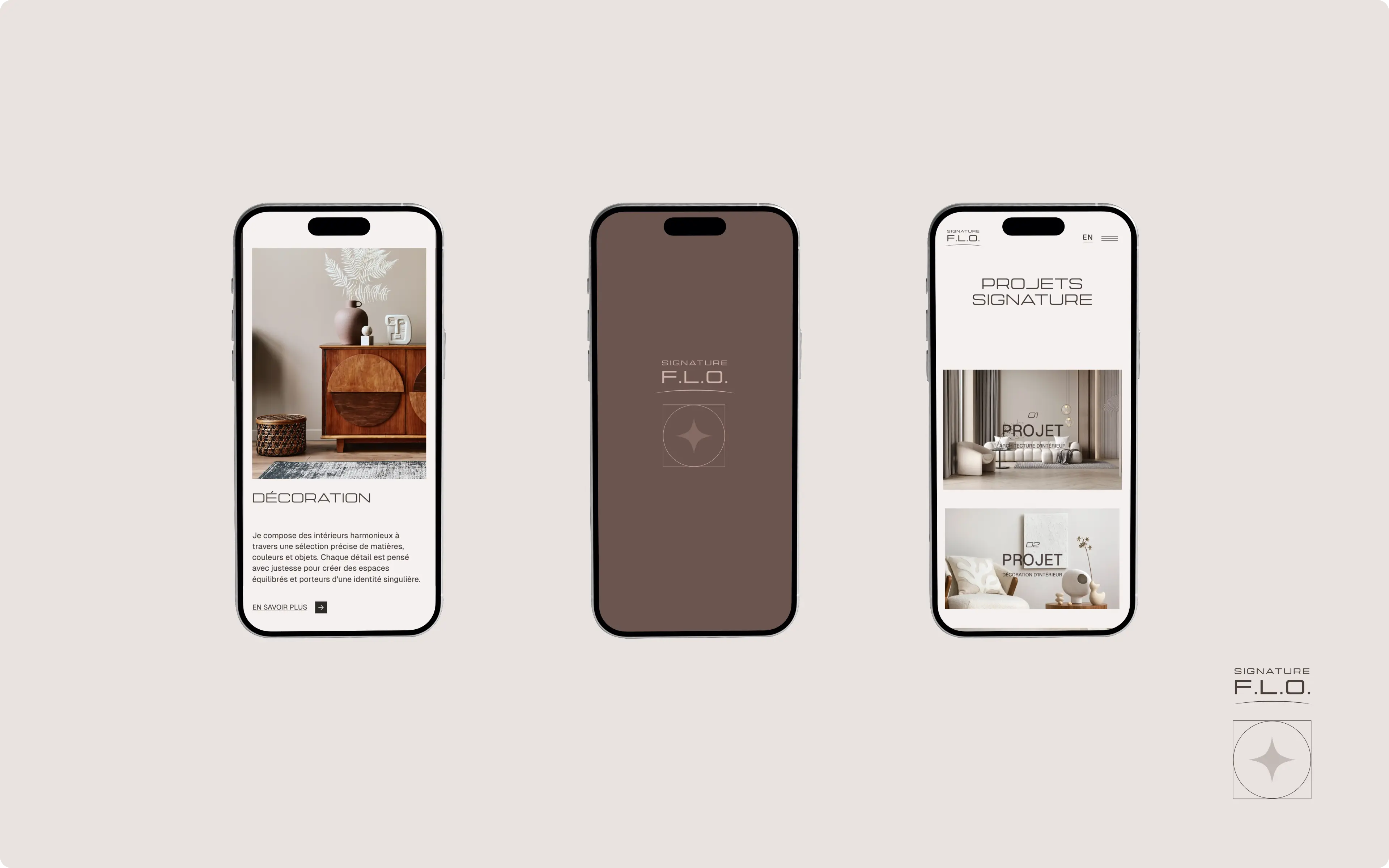Design d'interface mobile et identité digitale du studio