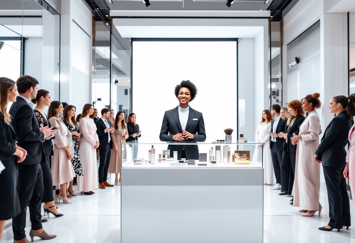 image of community gathering at the department store