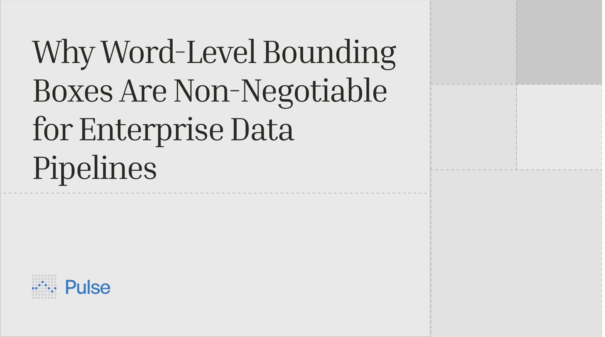 Why Word-Level Bounding Boxes Are Non-Negotiable for Enterprise Data Pipelines