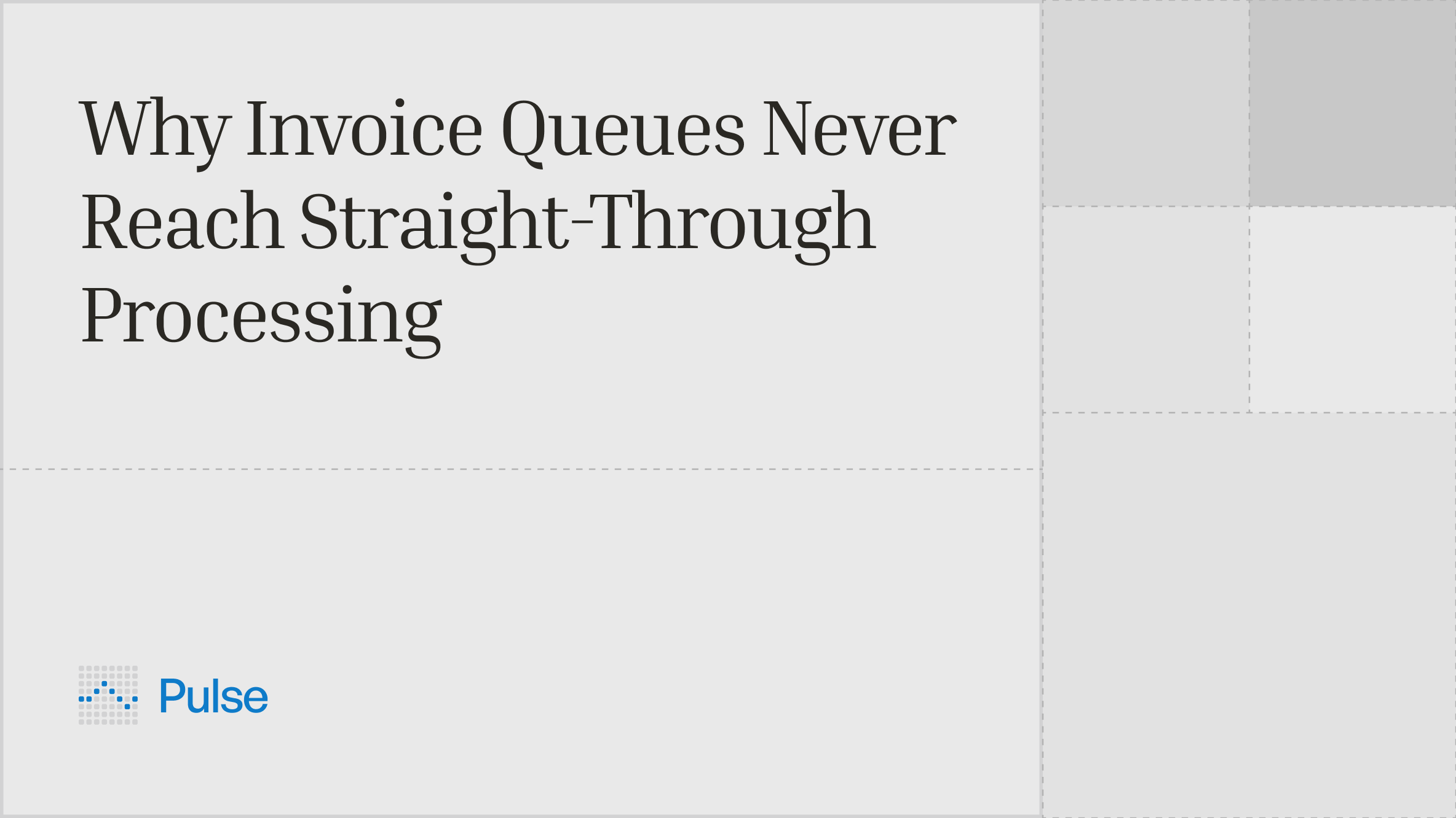 Why Invoice Queues Never Reach Straight-Through Processing