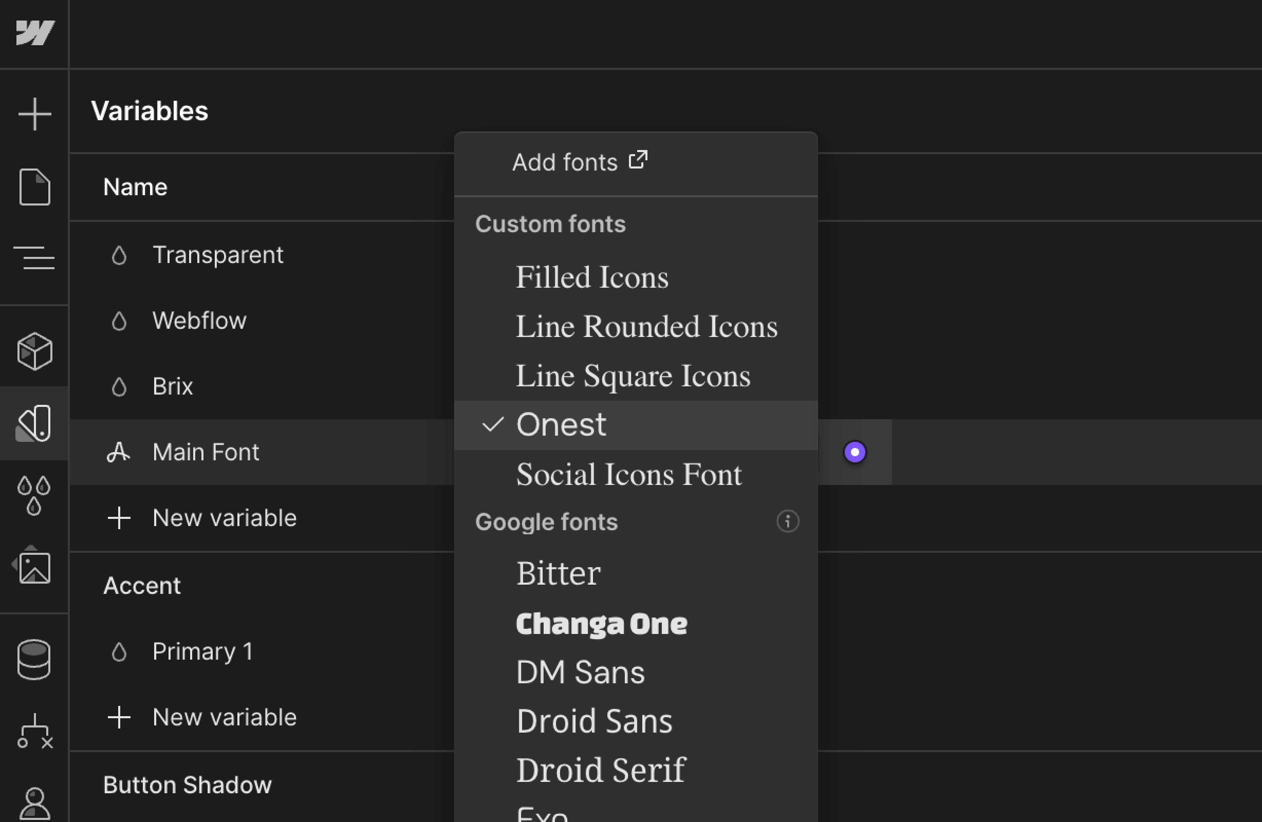 Financio X Webflow Template And Ui Kit - Typography