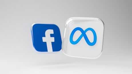 Facebook Social Media App and Meta icon