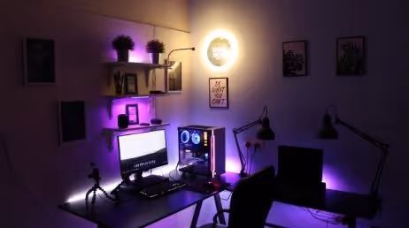 A workdesk setup
