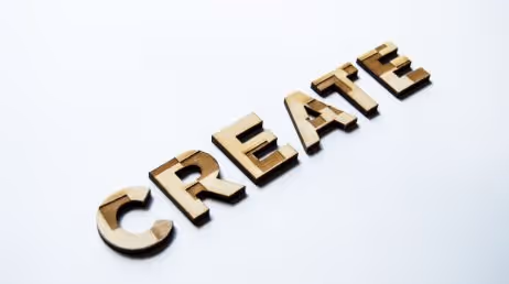 Create 3D Text on white background