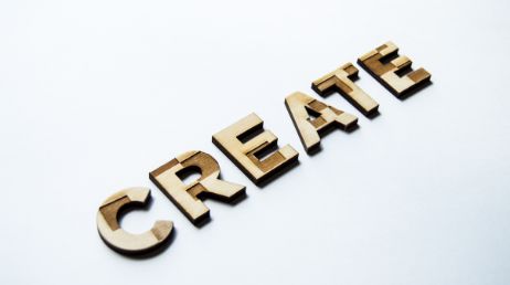Create 3D Text on white background