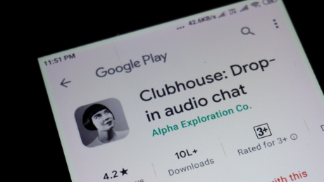 Clubhouse audio chat app on Google Play