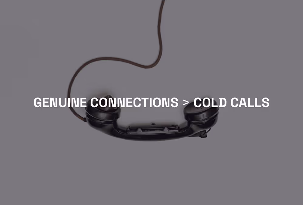 Vintage phone symbolizes genuine connections