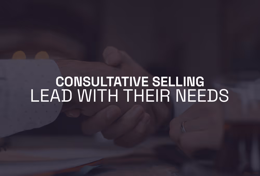 Handshake for consultative selling approach
