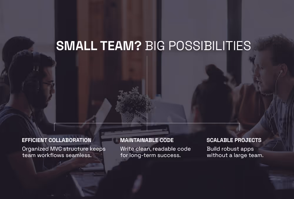 Small team benefits with MVC structure in Rails