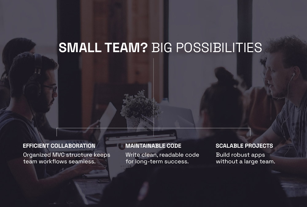 Small team benefits with MVC structure in Rails