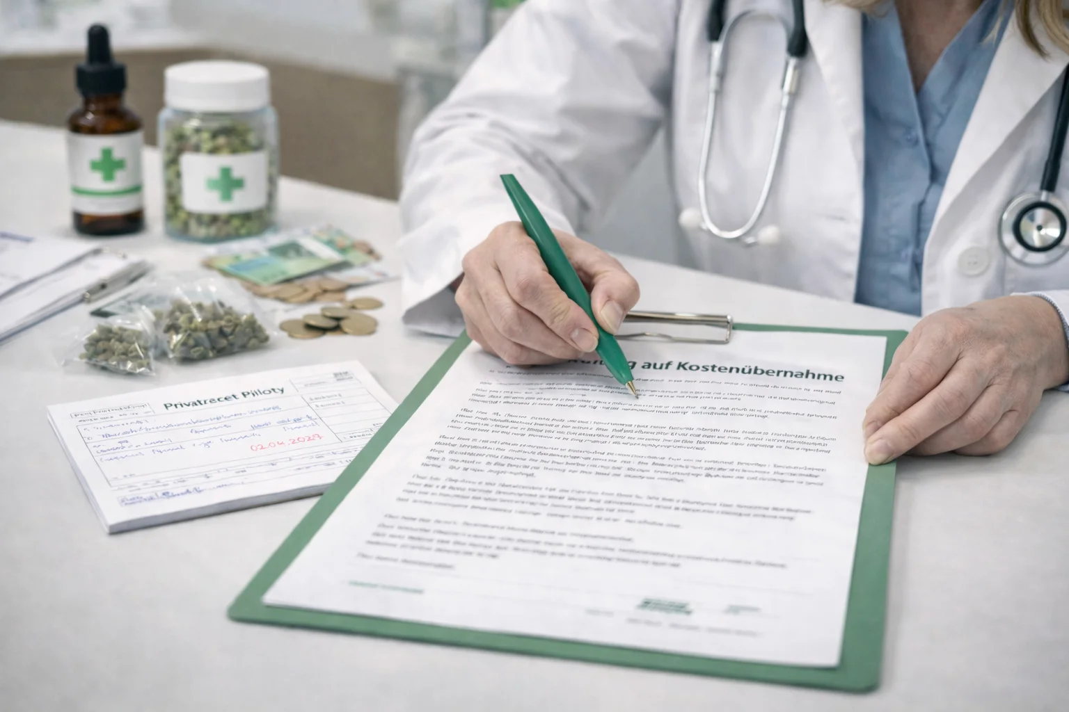 Antrag auf Kostenübernahme für medizinisches Cannabis bei der gesetzlichen Krankenkasse