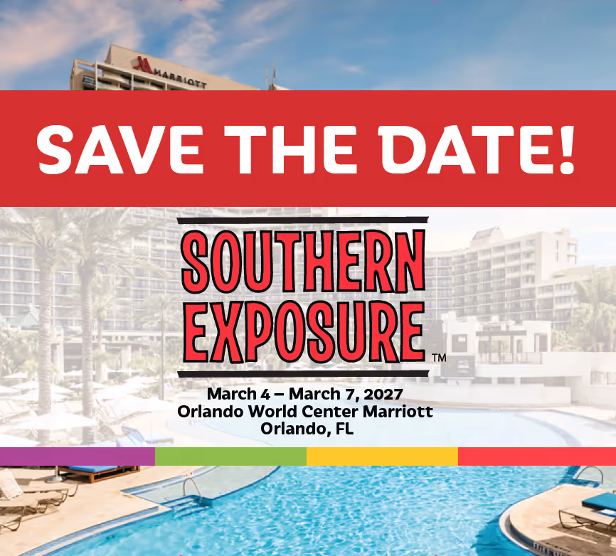 Southern Exposure 2027 Save the Date Poster