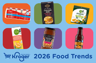 The Kroger Co. announces top six food trends for 2026, predicting customer behaviors and anticipated popular products for the new year.