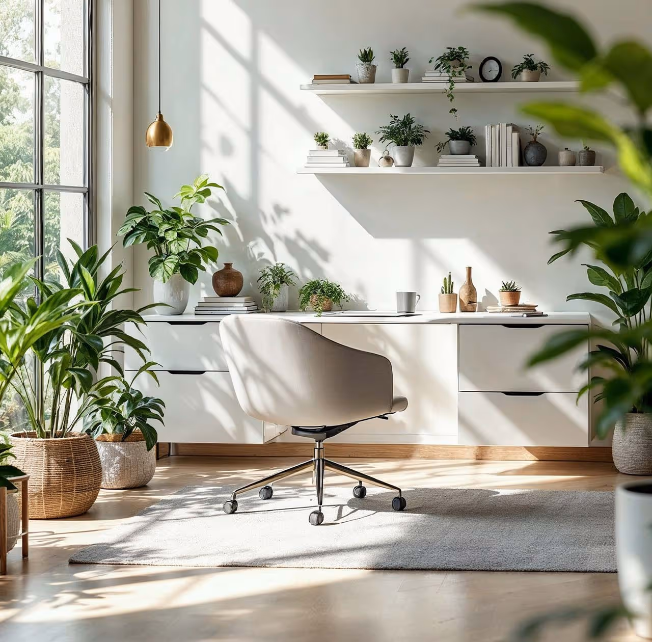 Creative office space.