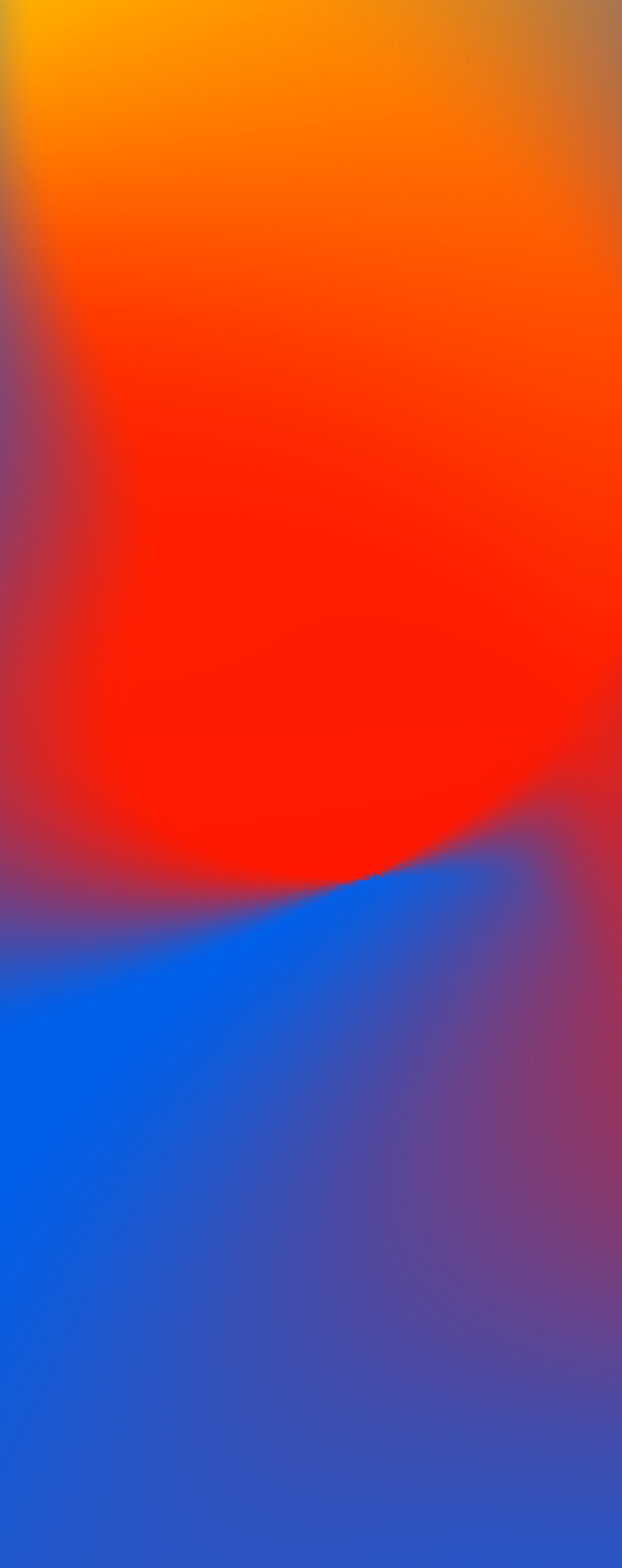 Abstract gradient background blending warm yellow and orange tones at the top with cool blue hues at the bottom.