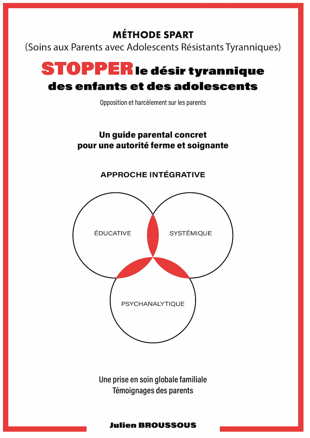 Couverture du livre "Stopper le désir tyrannique des enfants et adolescents" par Julien Broussous