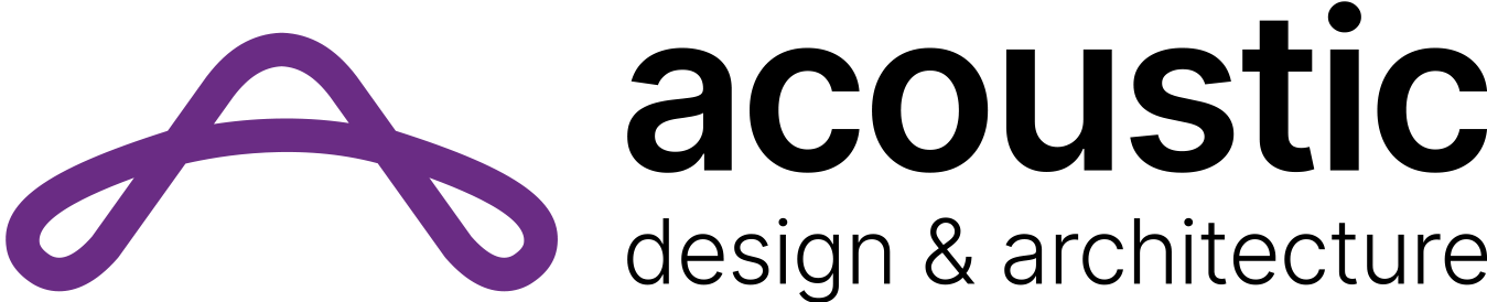 Acoustic design and architecture logo 