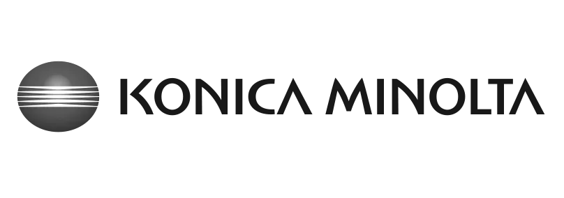 Konica Minolta logo.