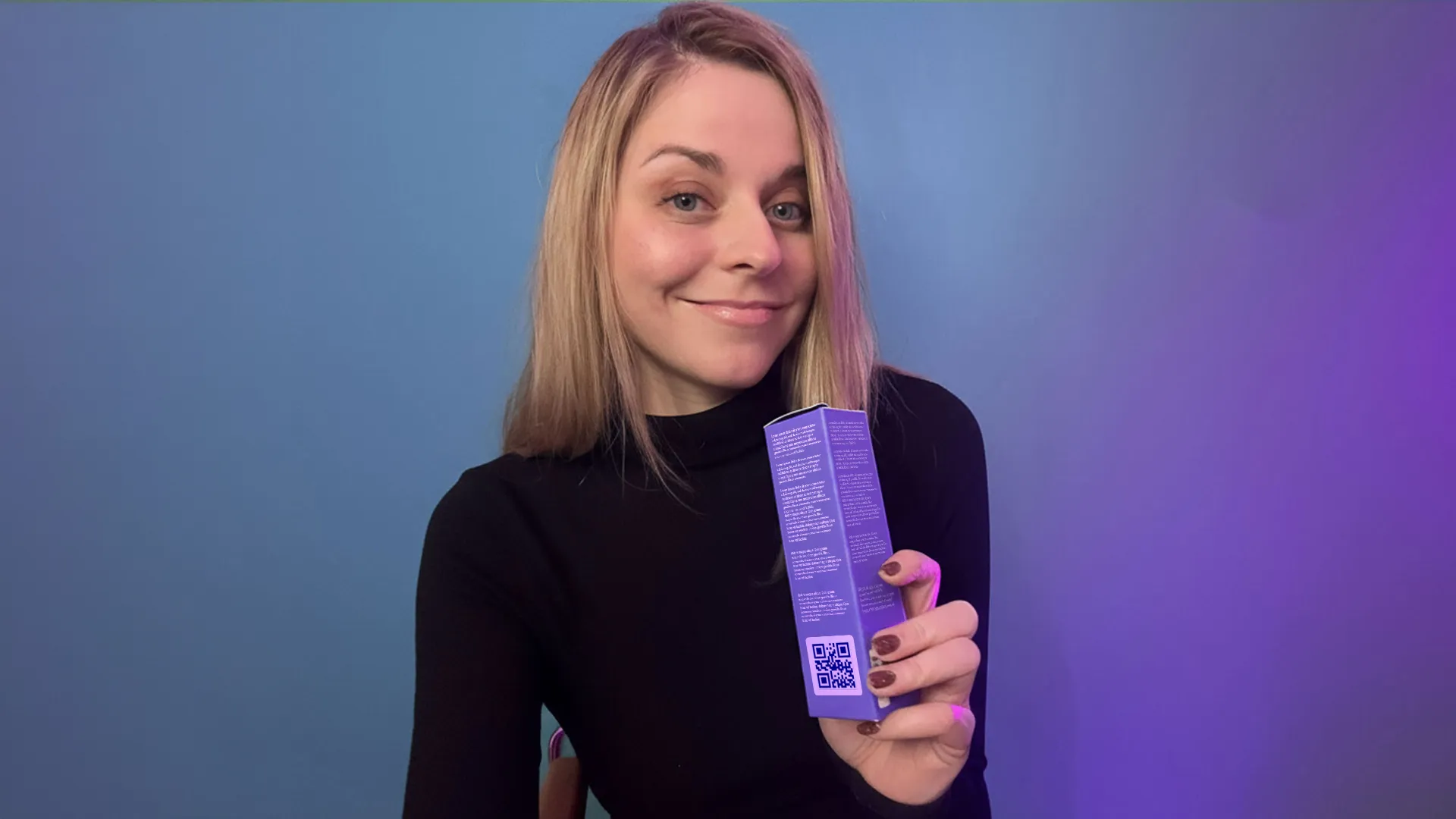 Alex Mileva consulting and teaching about packaging strategy and brand systems during video session.