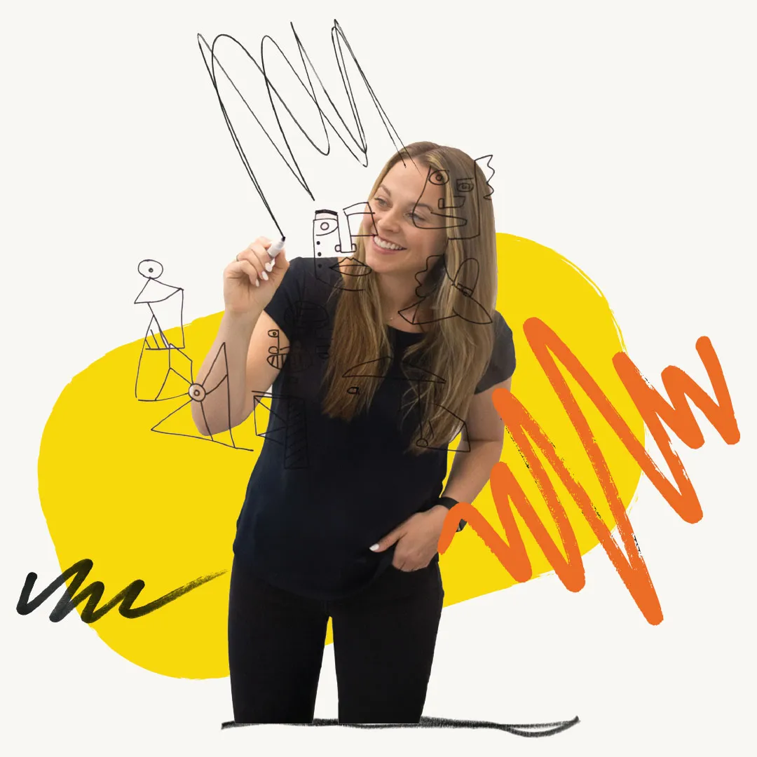 Alex Mileva teaching packaging strategy and brand systems during workshop