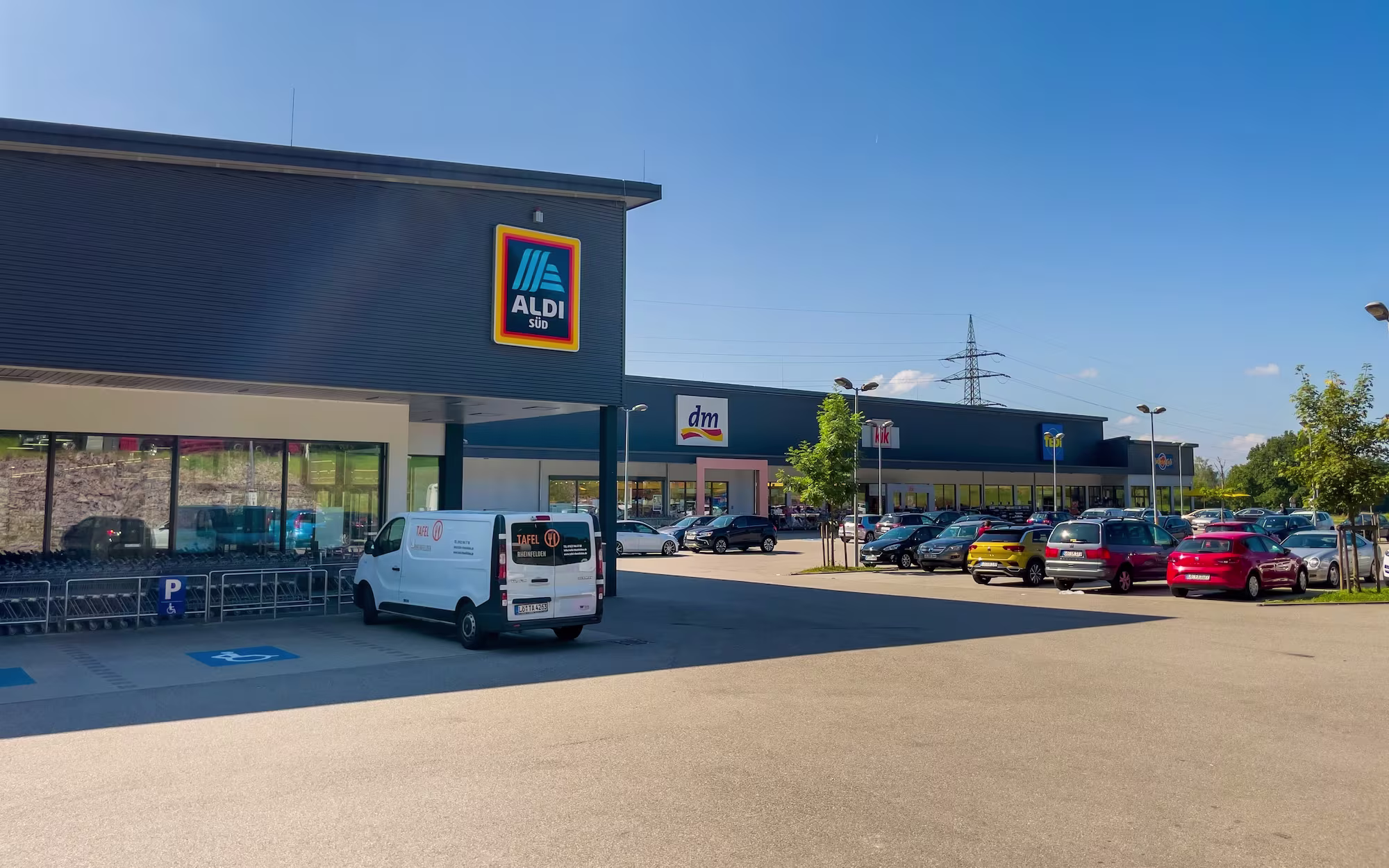 Schworstadt retail park in Germany