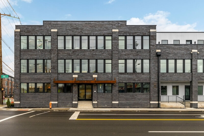 Image of the Front Facade of the 4x5 project